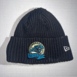 New Era 2022 NFL Carolina Panthers ‘Salute To Service’ Knit Beanie - Black